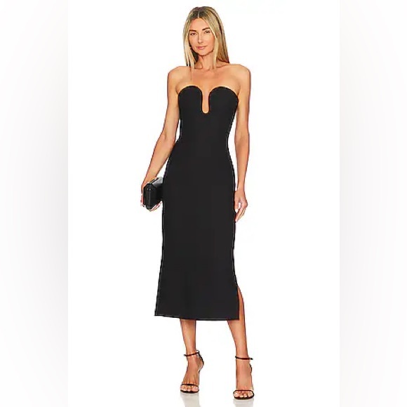 Revolve Alexis Romani Dress in Black Medium NWT $595 MSRP 🎉 DROPPED PRICE 🎉 - Picture 1 of 8
